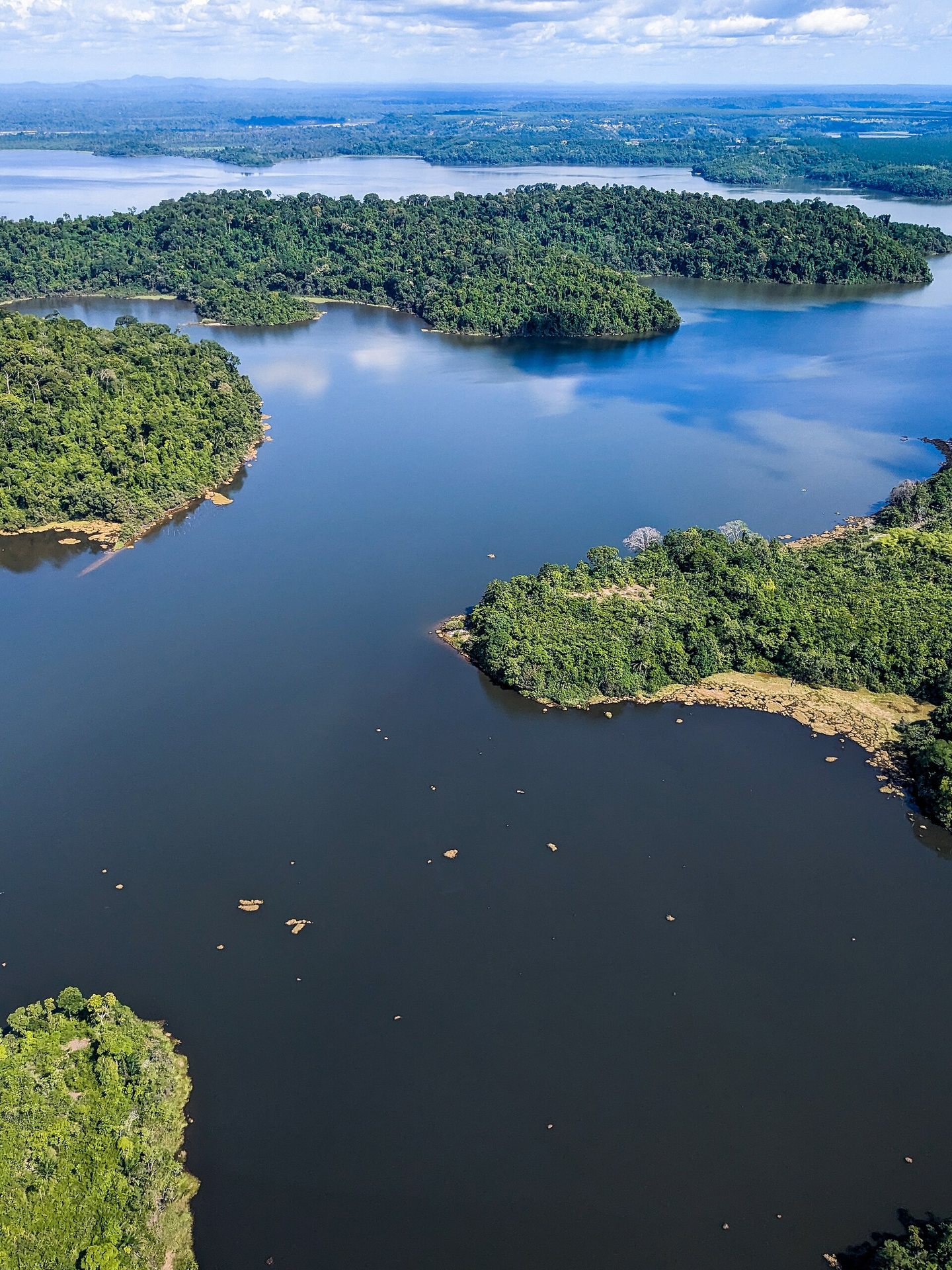 Le lac Ossa vu du ciel. Photo : Eric Joel MAMA NKE / Wikimedia Commons, CC BY-SA 4.0