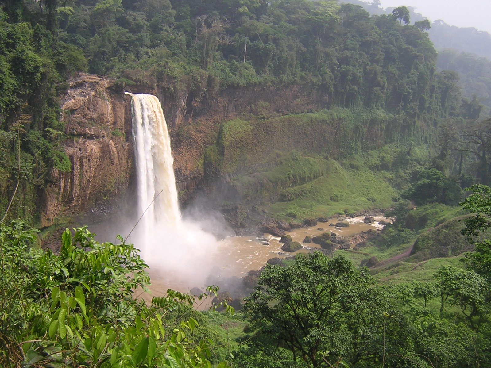 Les chutes d’Ekom-Nkam. Photo : Razdagger / Wikimedia Commons, CC BY-SA 3.0